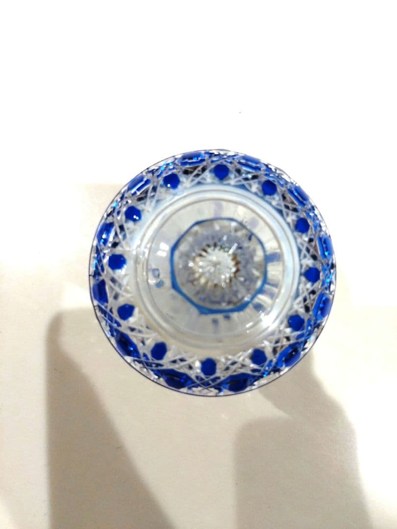 江戸切子　蓋物