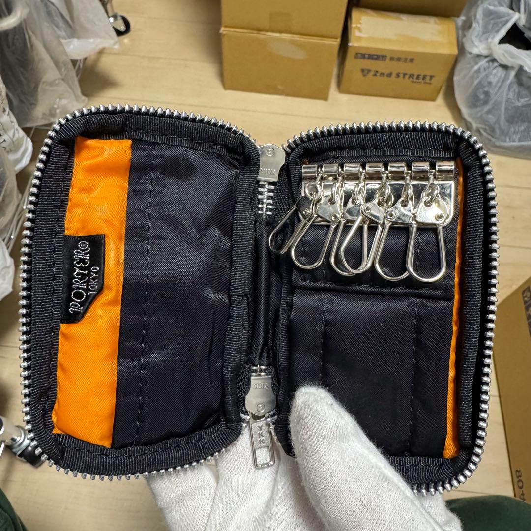 【新品同様】PORTER TANKER ポーター　タンカー　キーケース　ブラック