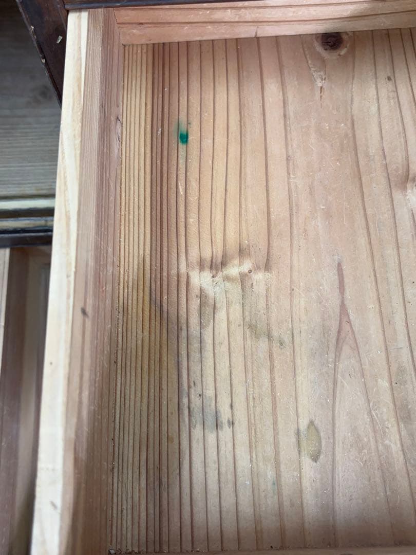 茶箪笥 飾り棚 和家具 昭和レトロ 時代物 食器棚 -496-