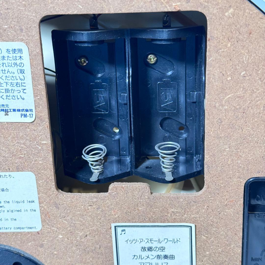 【希少】 リズム スモールワールド キッズ からくり時計 メロディ 動作確認済み