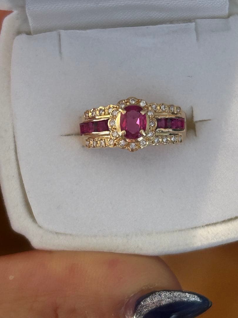 K18 ルビー0.57ct リング