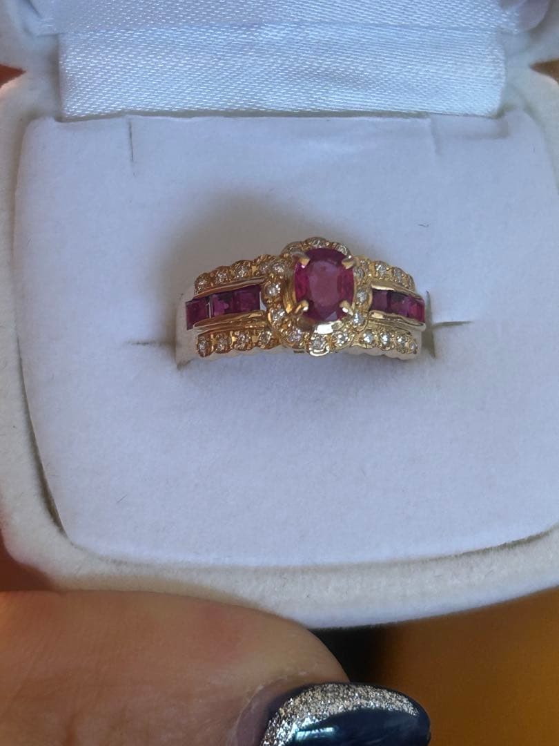 K18 ルビー0.57ct リング