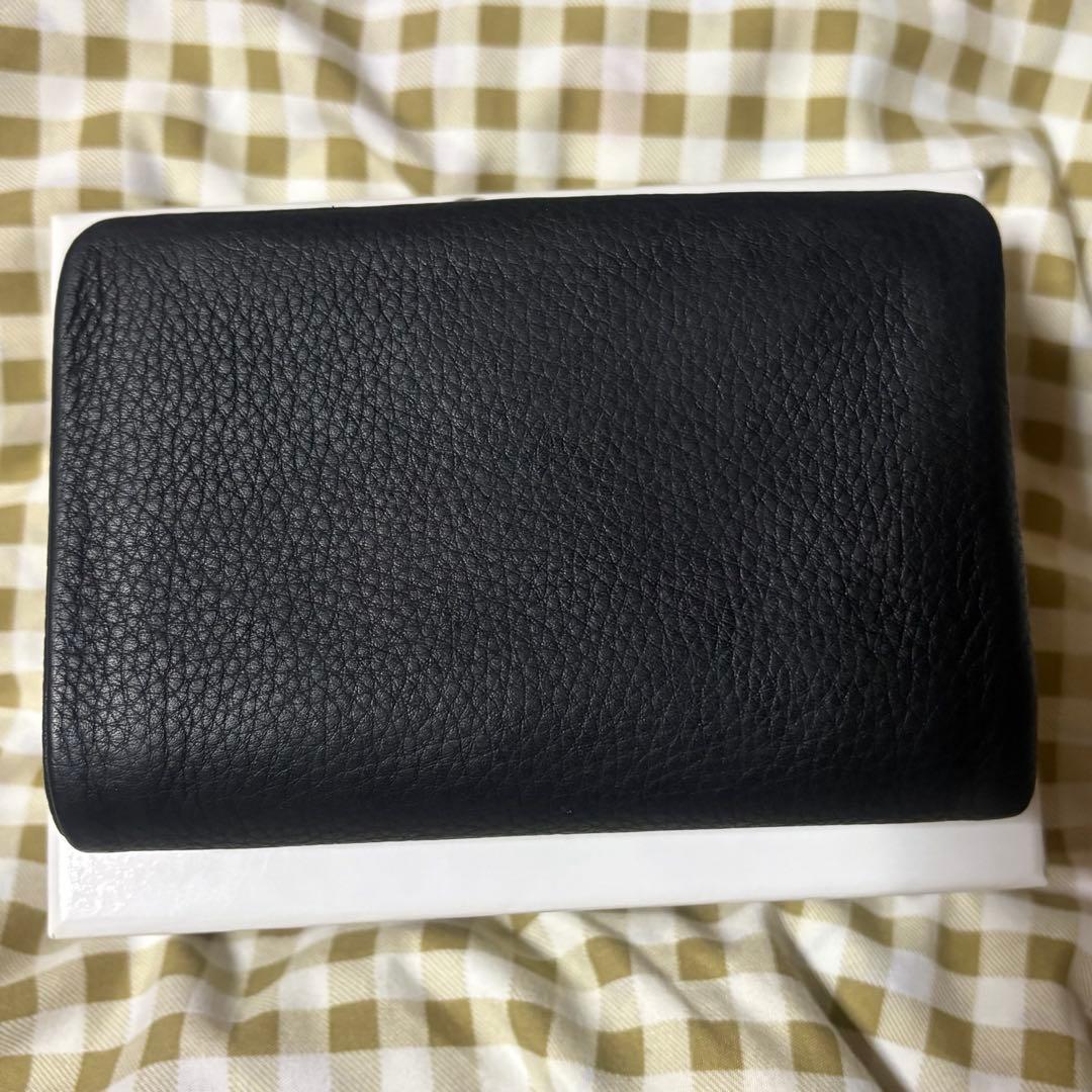 ear PAPILLONNER がま口 折り財布 ブラック