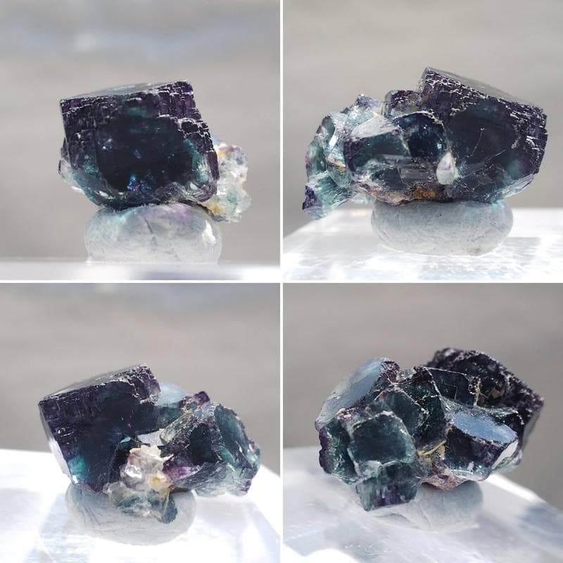 516 オコルス鉱山 フローライト ブルーグリーン パープル 蛍石