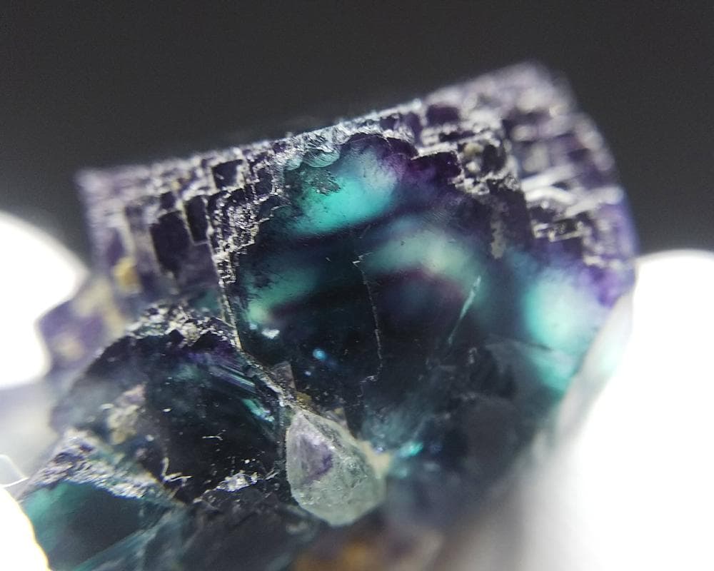 516 オコルス鉱山 フローライト ブルーグリーン パープル 蛍石