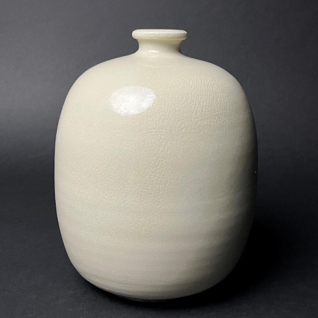 唐物 白釉瓶 随時代 中国美術 古玩 SN636