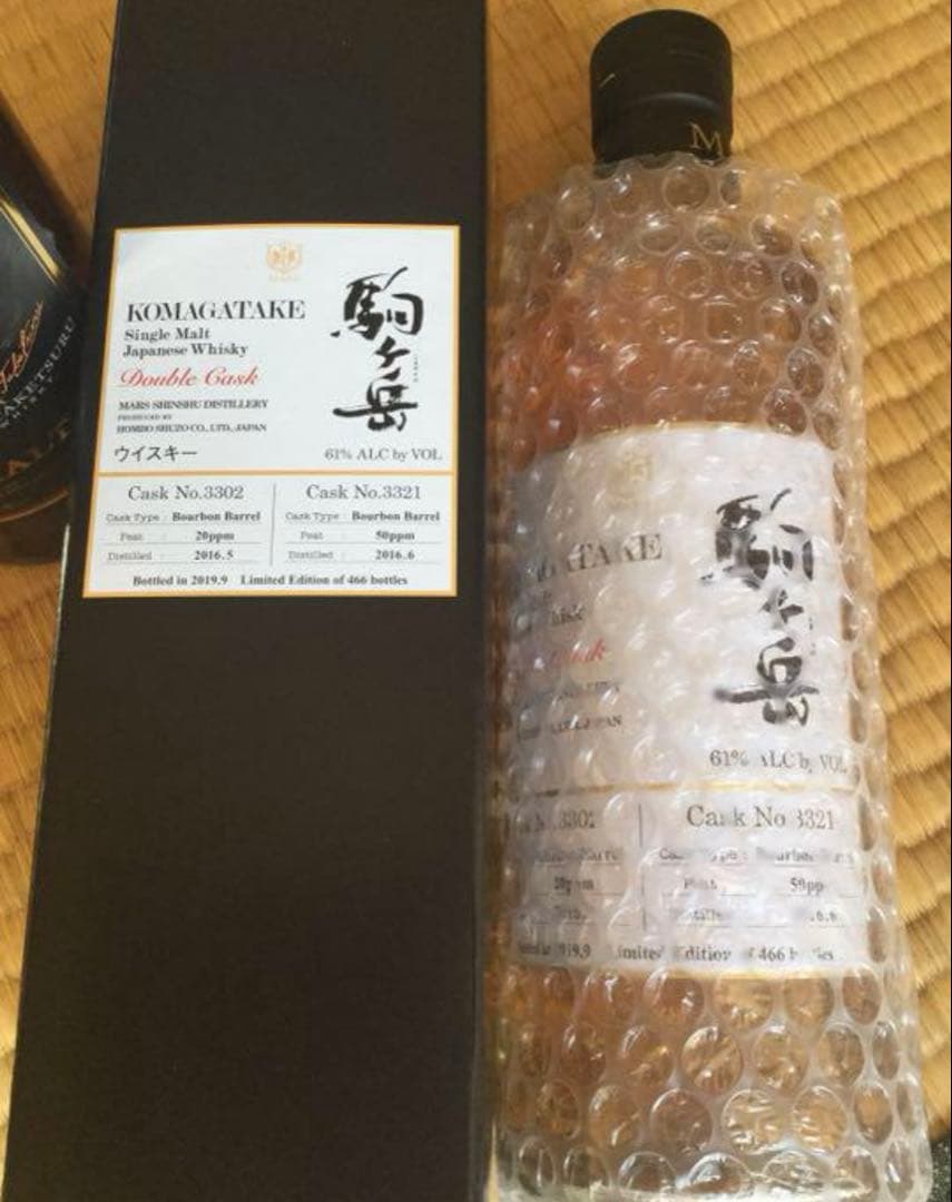 駒ケ岳 信州限定 ダブルカスク 2016 限定本数466ボトル