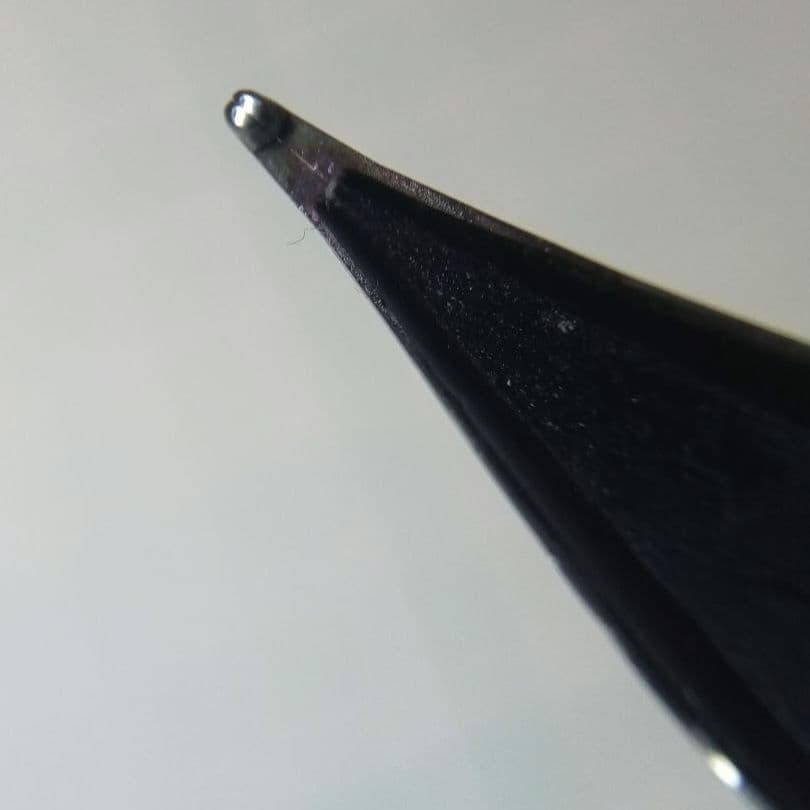 PILOT　ミュー『 μ 』万年筆 シルバー　付属品無　中古品