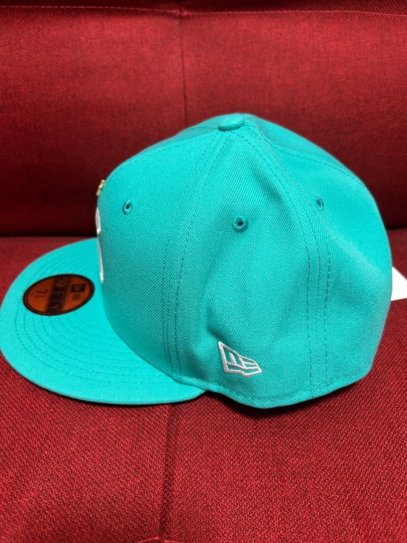 帽子 supreme Gold Cross S Logo New Era \"Teal