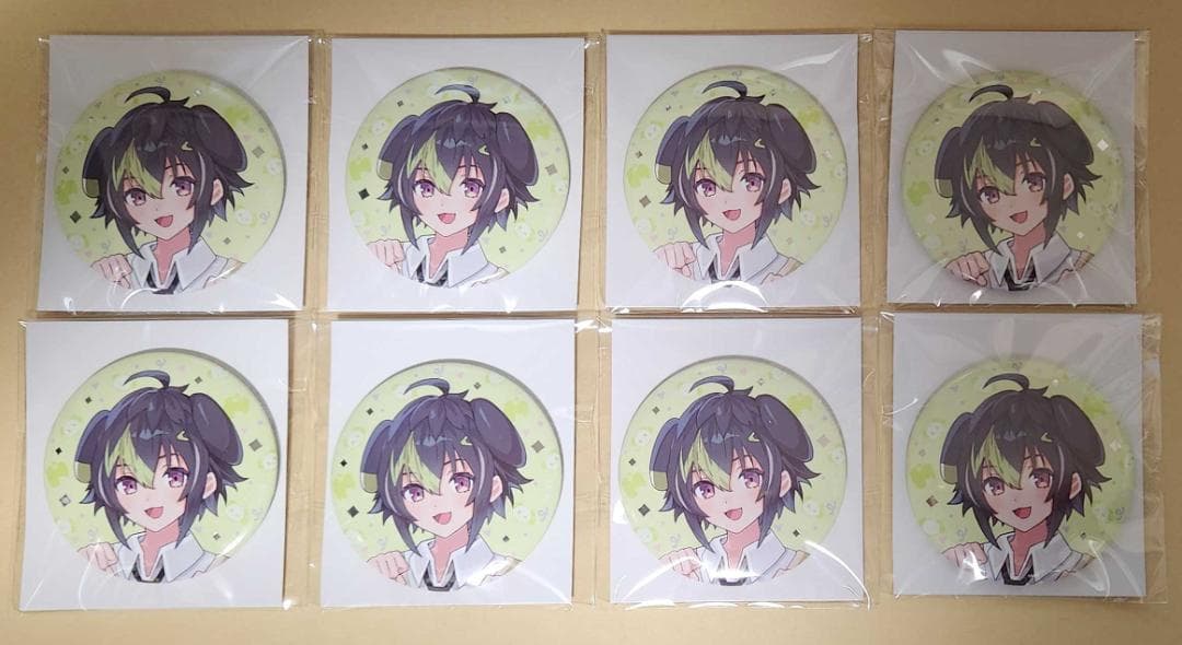 にじさんじ　伊波ライ　わんにゃんdays　缶バッジ　8点