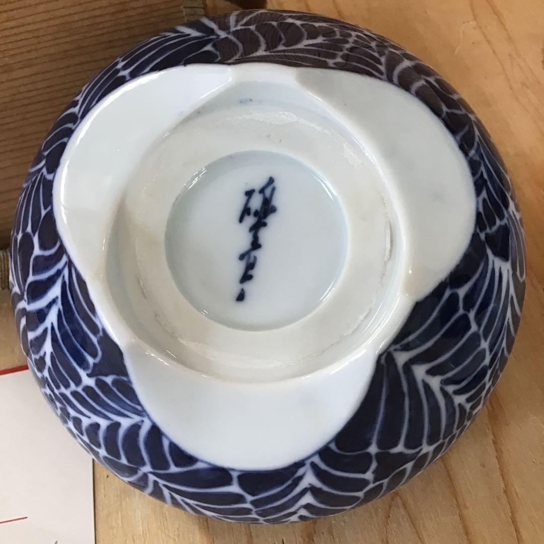 茶道具 染付香炉 河本 礫亭 No21KR