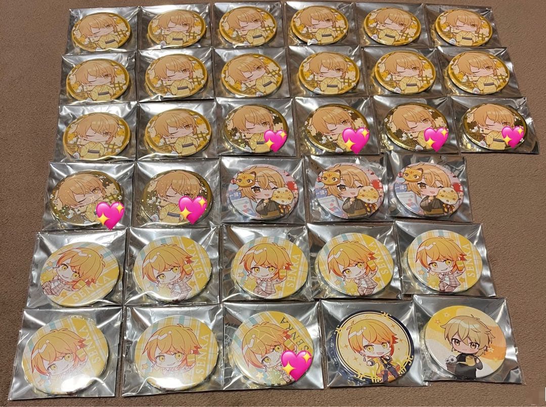 浦島坂田船　缶バッジ　うらたぬき　志麻　となりの坂田。　あほの坂田。　センラ