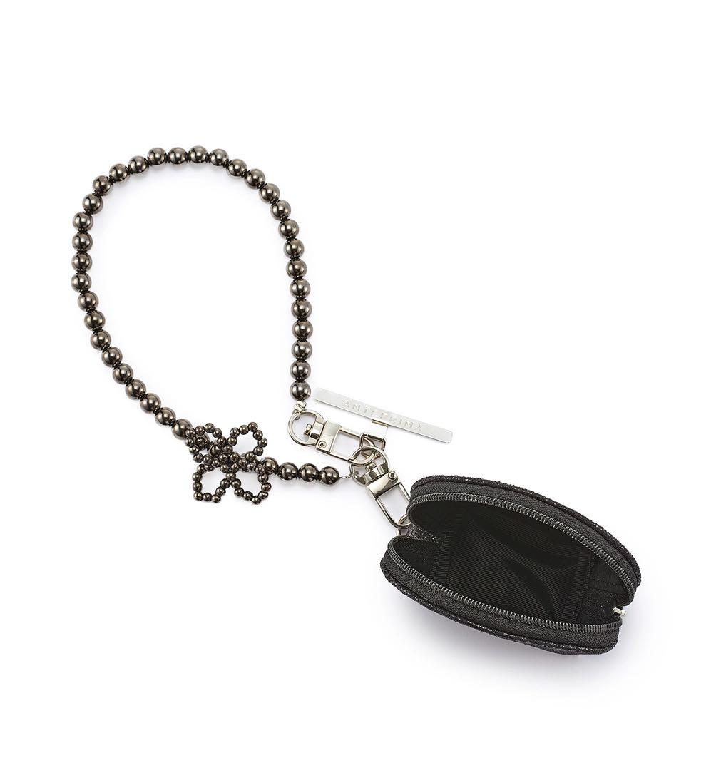 ティノ/マルチケース付きフォンタブストラップ/ブラック