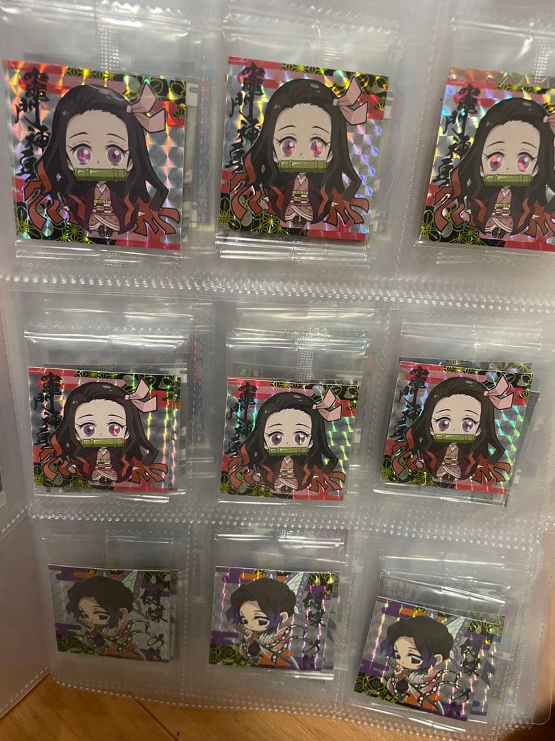 鬼滅の刃　ケース付き　ウエハース　シール　まとめ売り