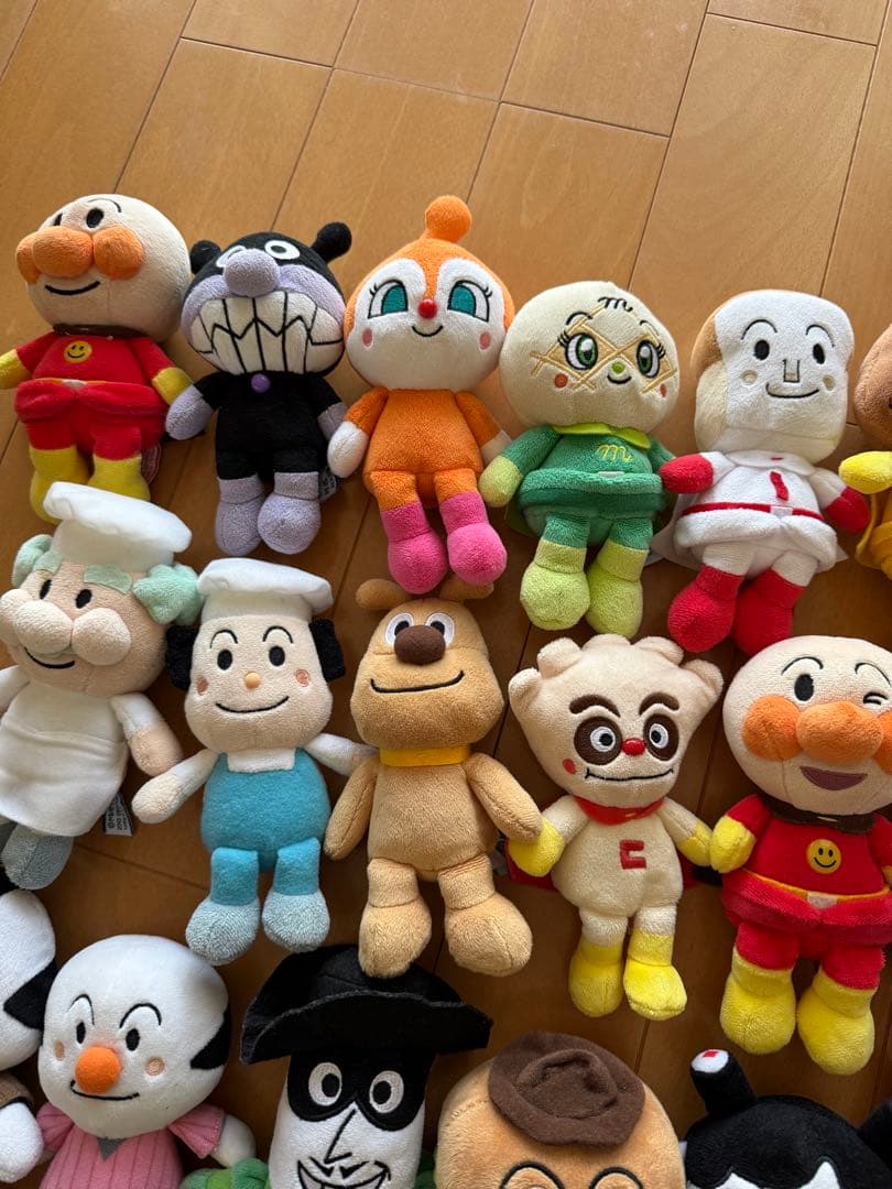 アンパンマン ぷりちぃビーンズ 37体 まとめ売り セット ぬいぐるみ