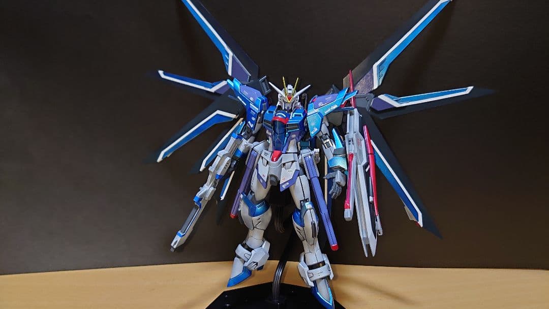 HGライジングフリーダムガンダムとイモータルジャスティスガンダム