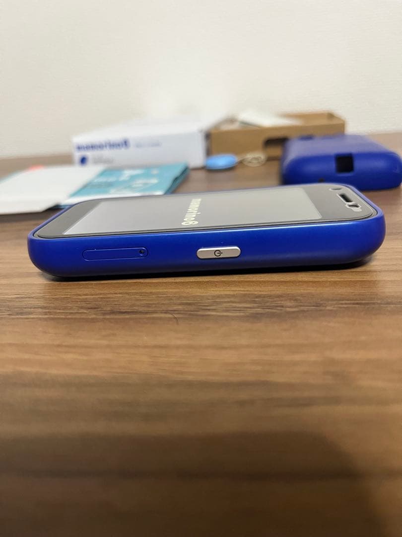 mamorino6 ソーダ キッズケータイ　新品保護フィルム付き