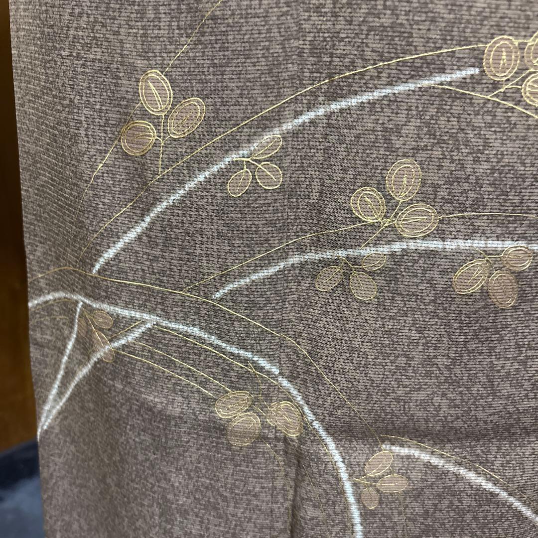 未使用近い 美品 正絹 絽 訪問着　フルセット ４点 たたき染め 裄70