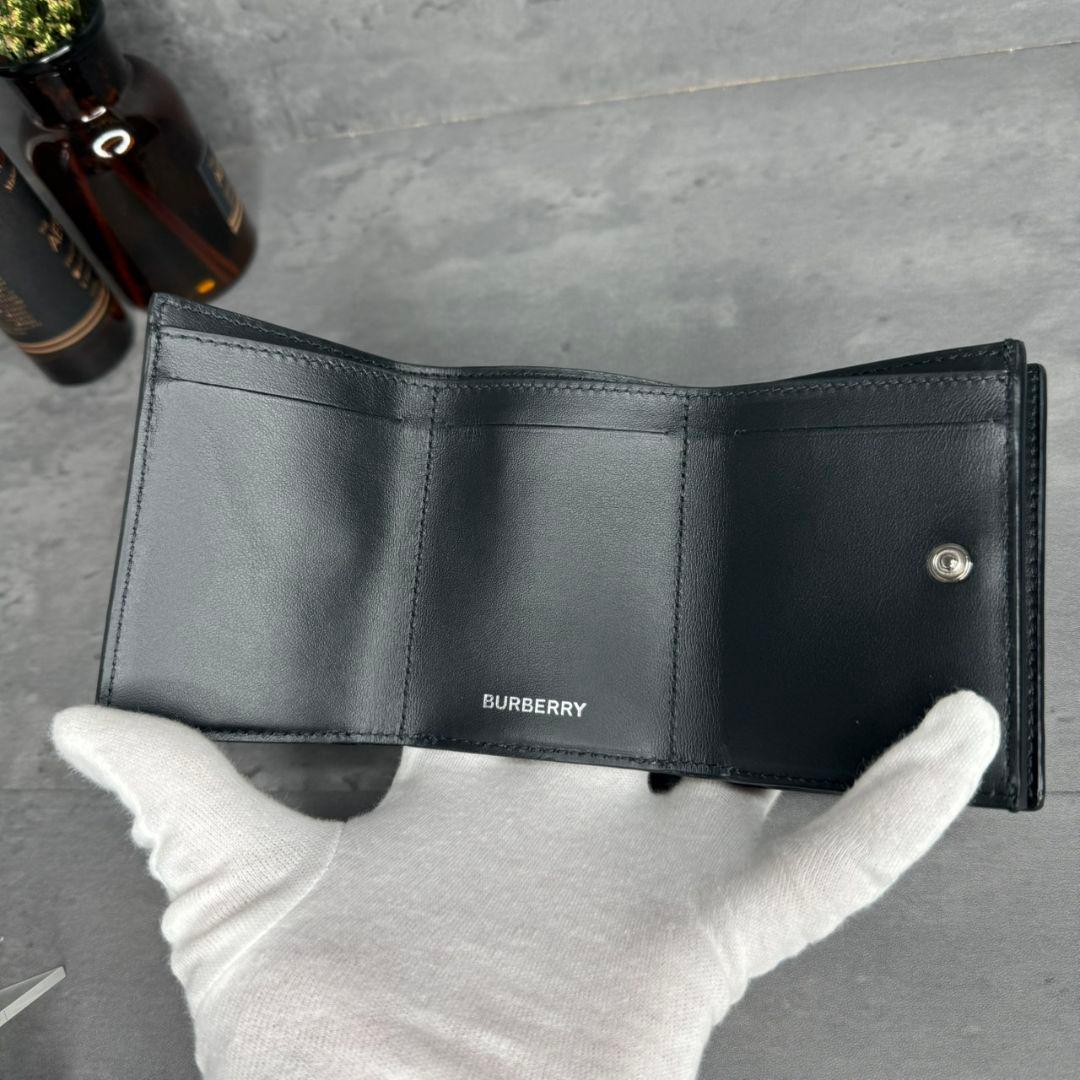 【現行】BURBERRY ノバチェック 3つ折り財布 コンパクトウォレット