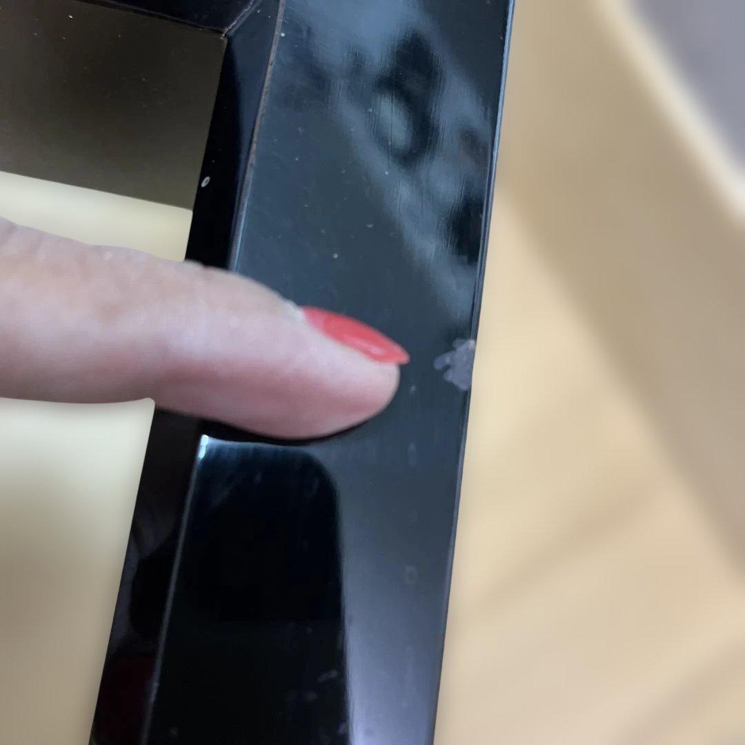 茶道具　炉縁　松葉蒔絵