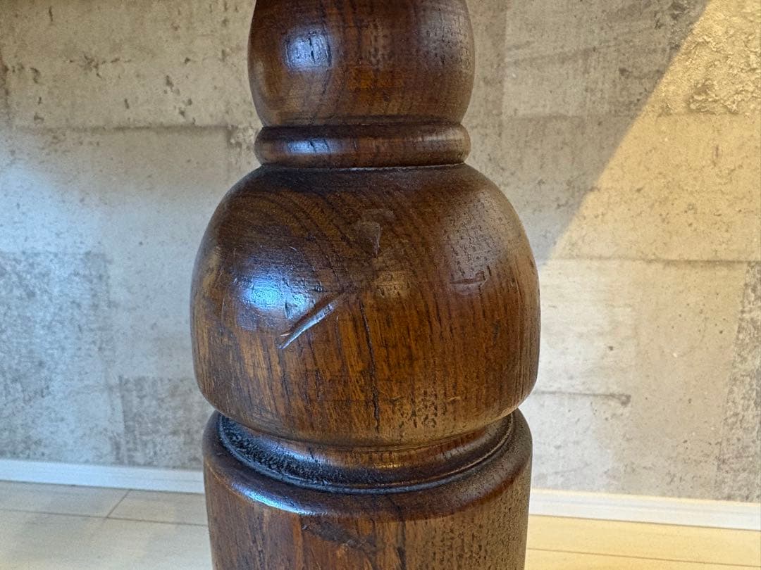 【1/5】イギリスアンティークドローリーフテーブル(ダイニングセット)※椅子別売