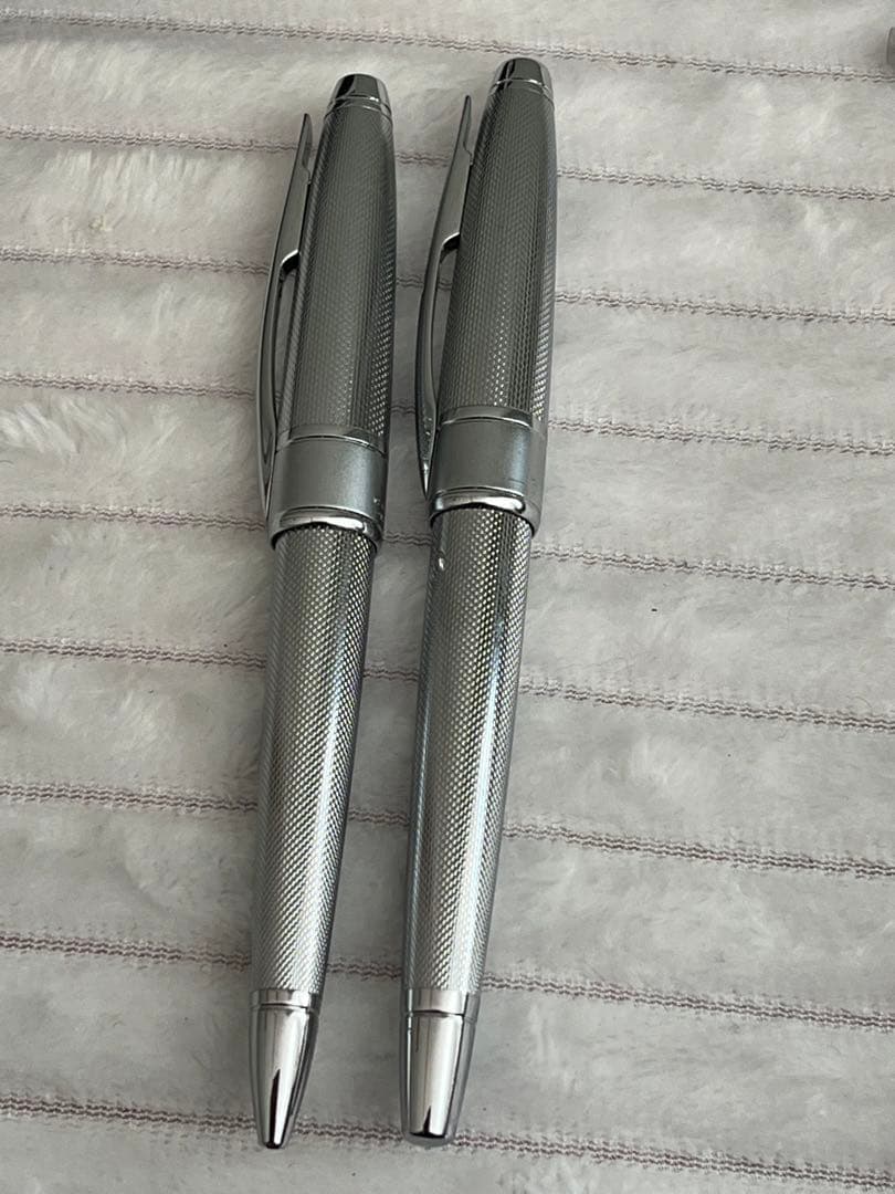 [美品]CROSS クロス 万年筆 18K 750, ボールペン セット