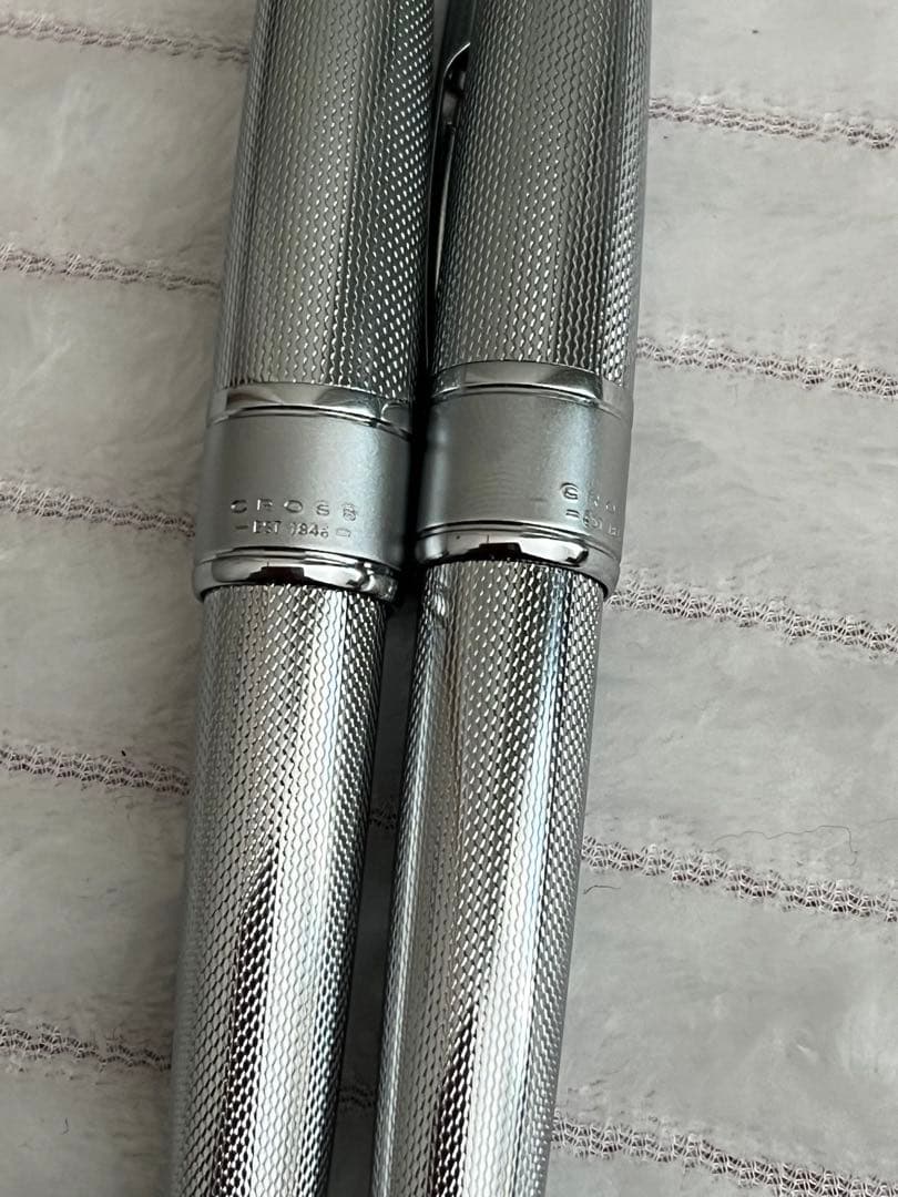 [美品]CROSS クロス 万年筆 18K 750, ボールペン セット