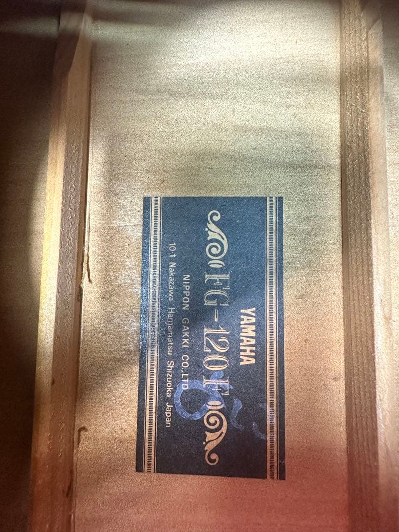 YAMAHA FG-120F アコースティックギター 初心者向け