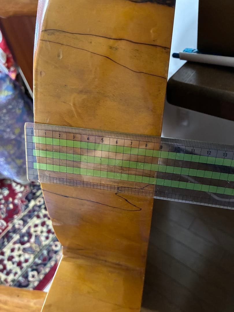 花びら型 木製座卓 輪切り机　座卓　ローテーブル　丸太机