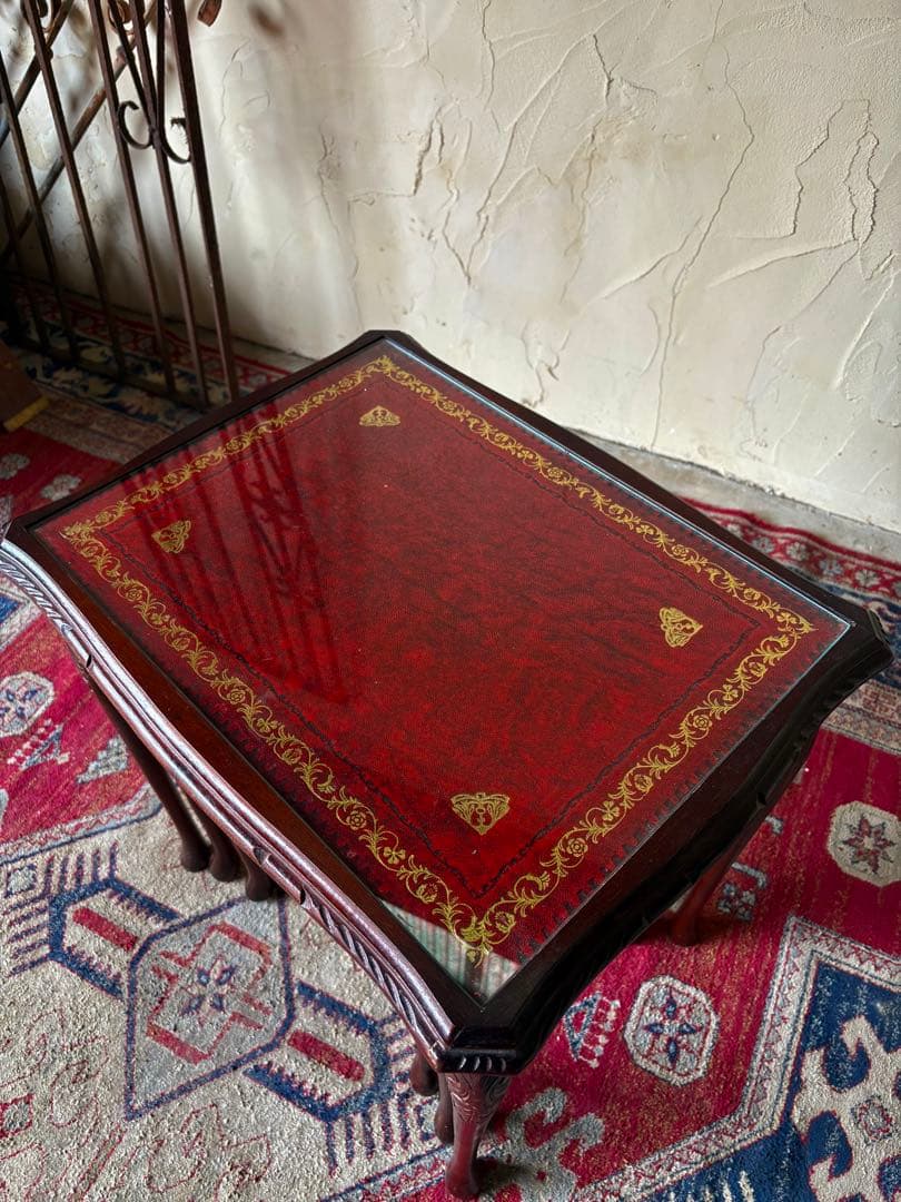 ネストテーブル　イギリスアンティーク