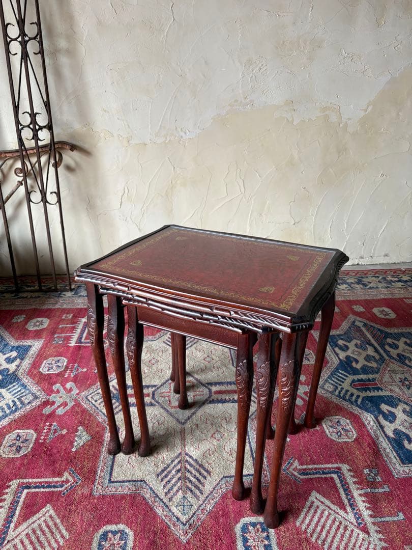 ネストテーブル　イギリスアンティーク