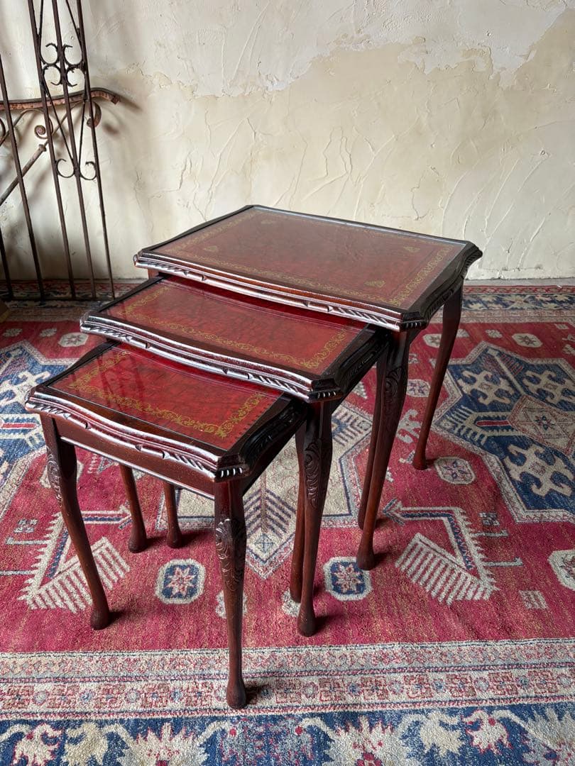 ネストテーブル　イギリスアンティーク