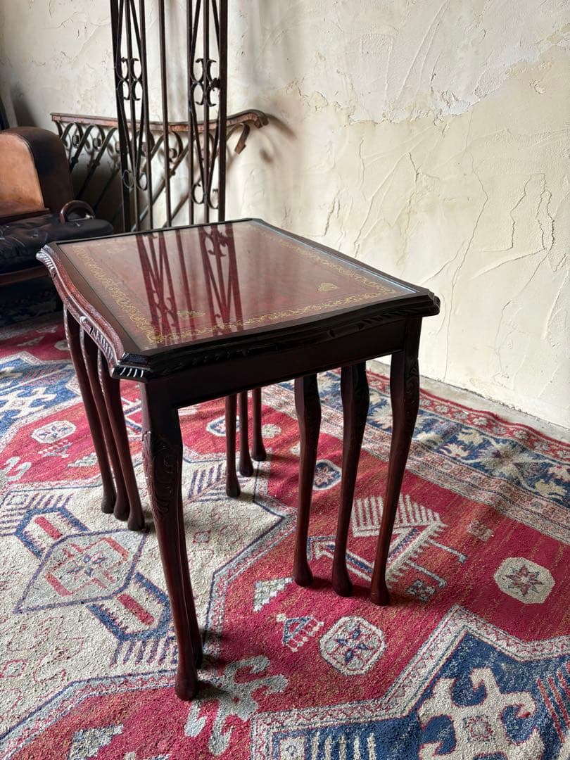 ネストテーブル　イギリスアンティーク