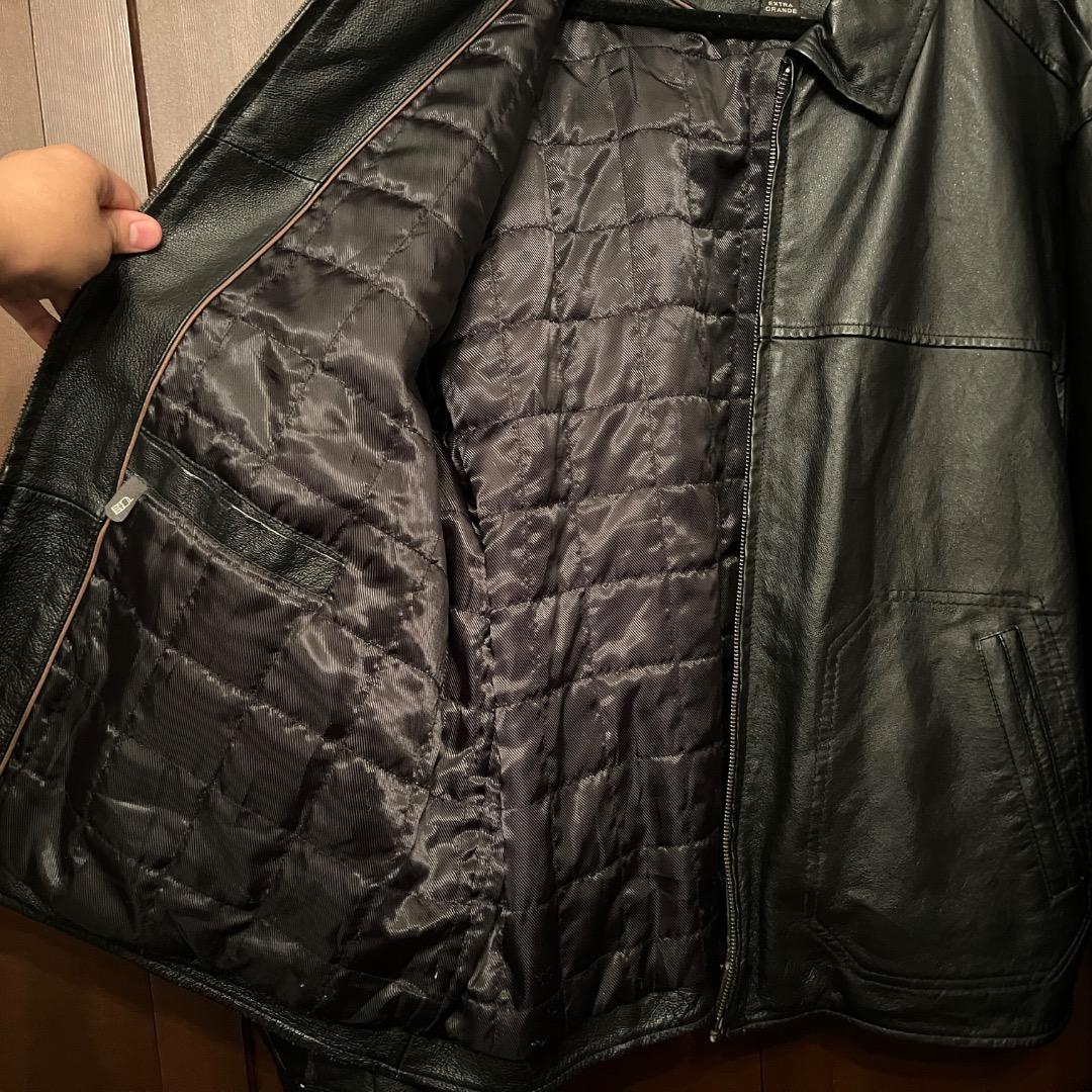 レザージャケット St. John's Bay セントジョンズベイ XL 90s