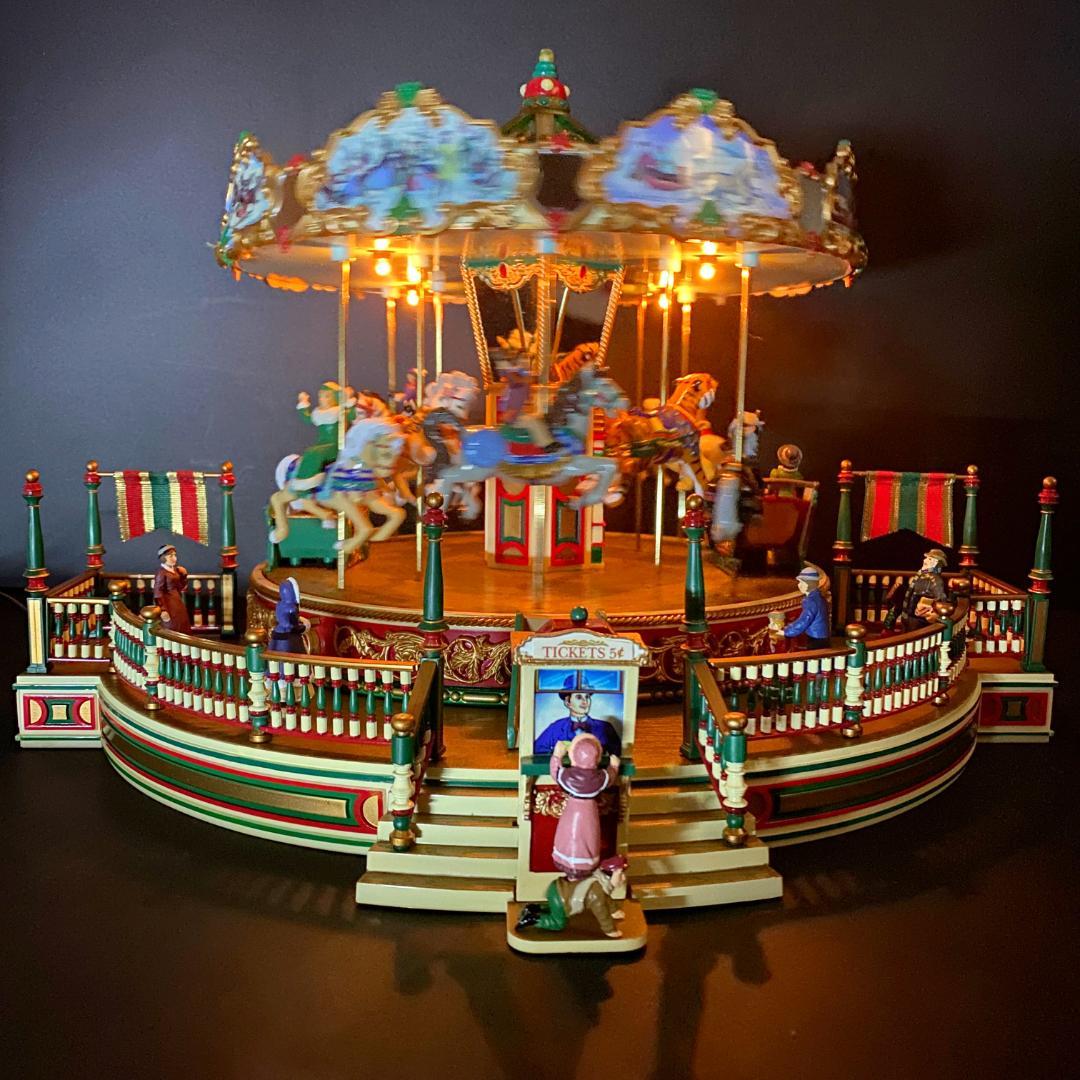 【超美品・完動品】Mr.Christmas ミスタークリスマス メリーゴーランド