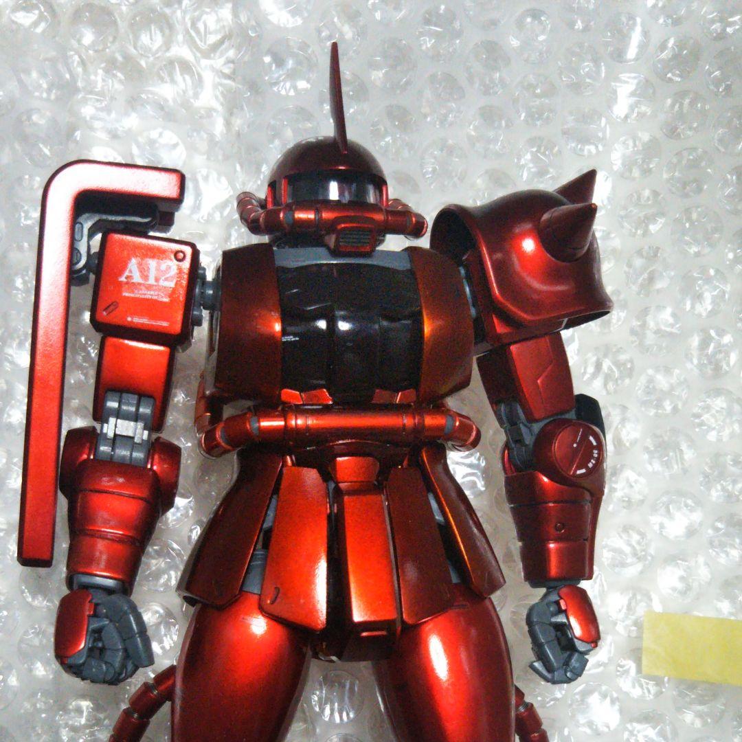 MG 1/100 シャア専用ザクver.2.0　メタリックカラー塗装済み完成品