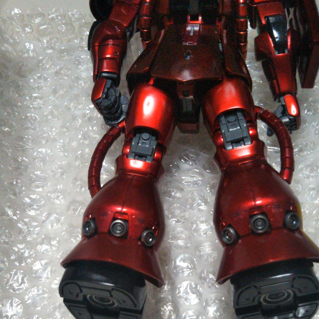 MG 1/100 シャア専用ザクver.2.0　メタリックカラー塗装済み完成品