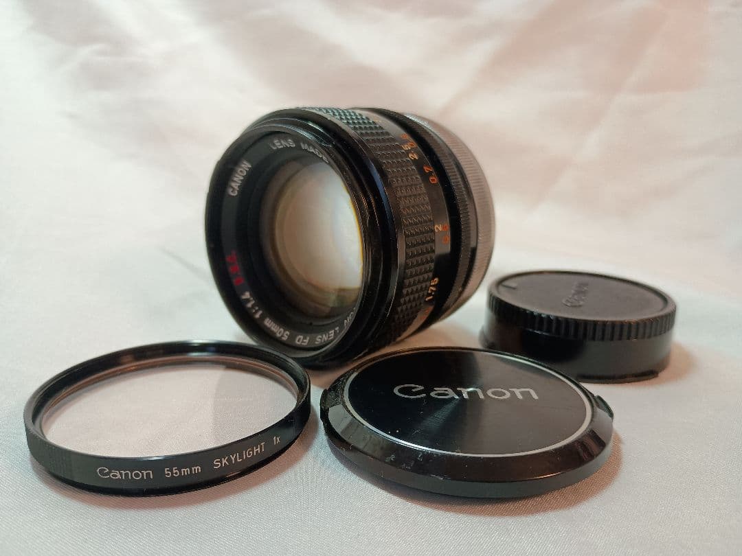 美品！ Canon fD 50mm 1 : 1.4 s.s.c 単焦点 レンズ