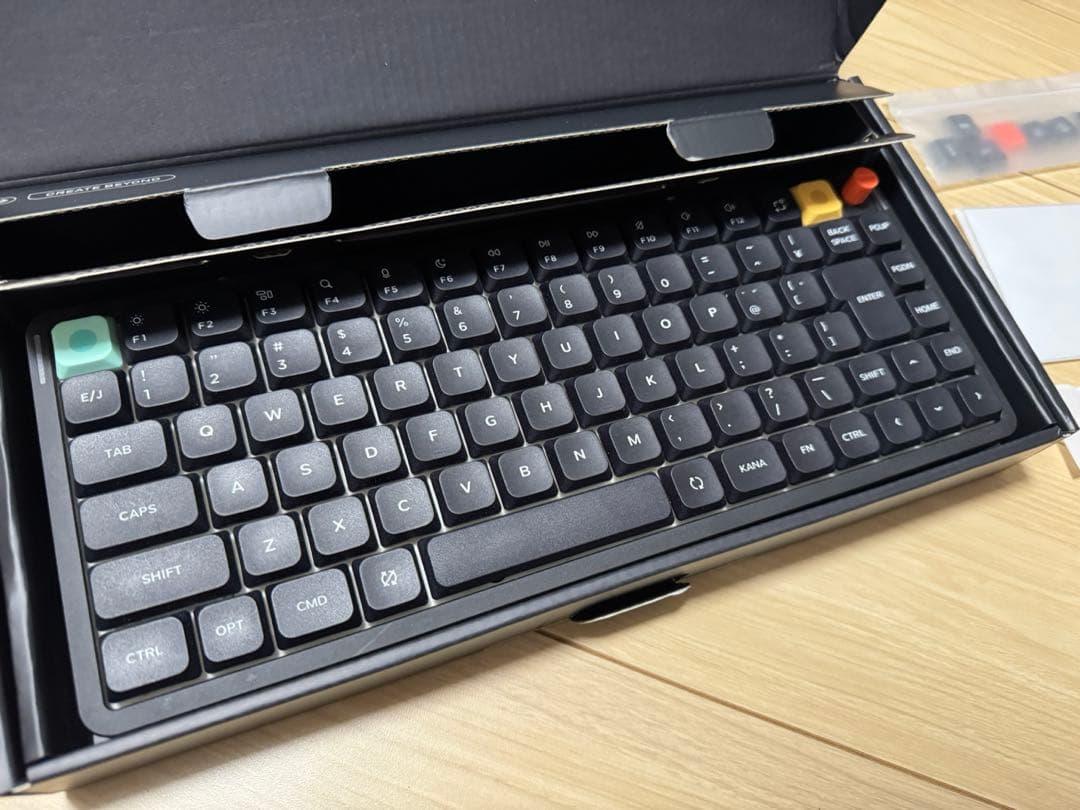 Nuphy Air75 V3 JIS blush軸（日本語配列、Blush軸）