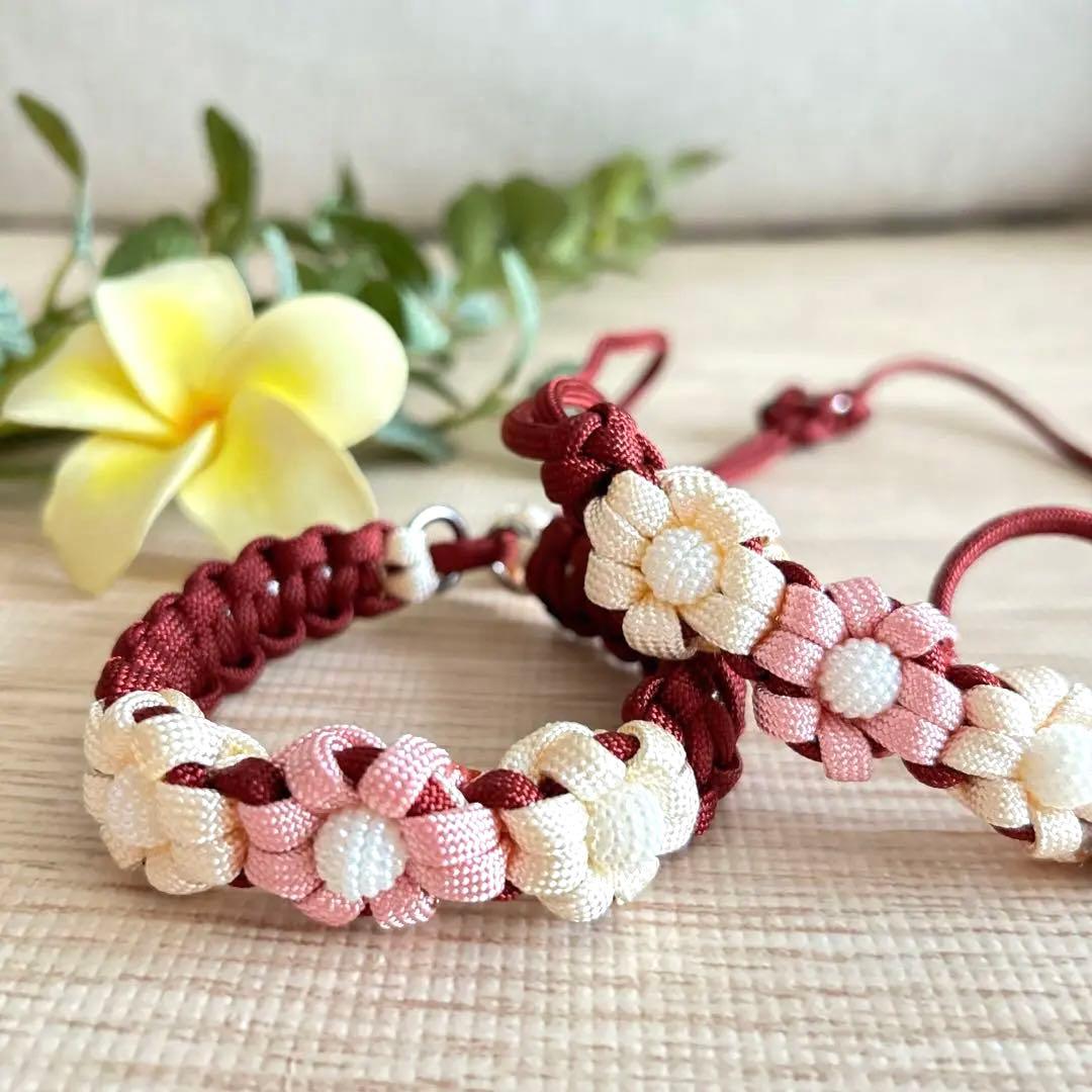 パラコードリード&首輪一体型　ハーフチョーク　No.119