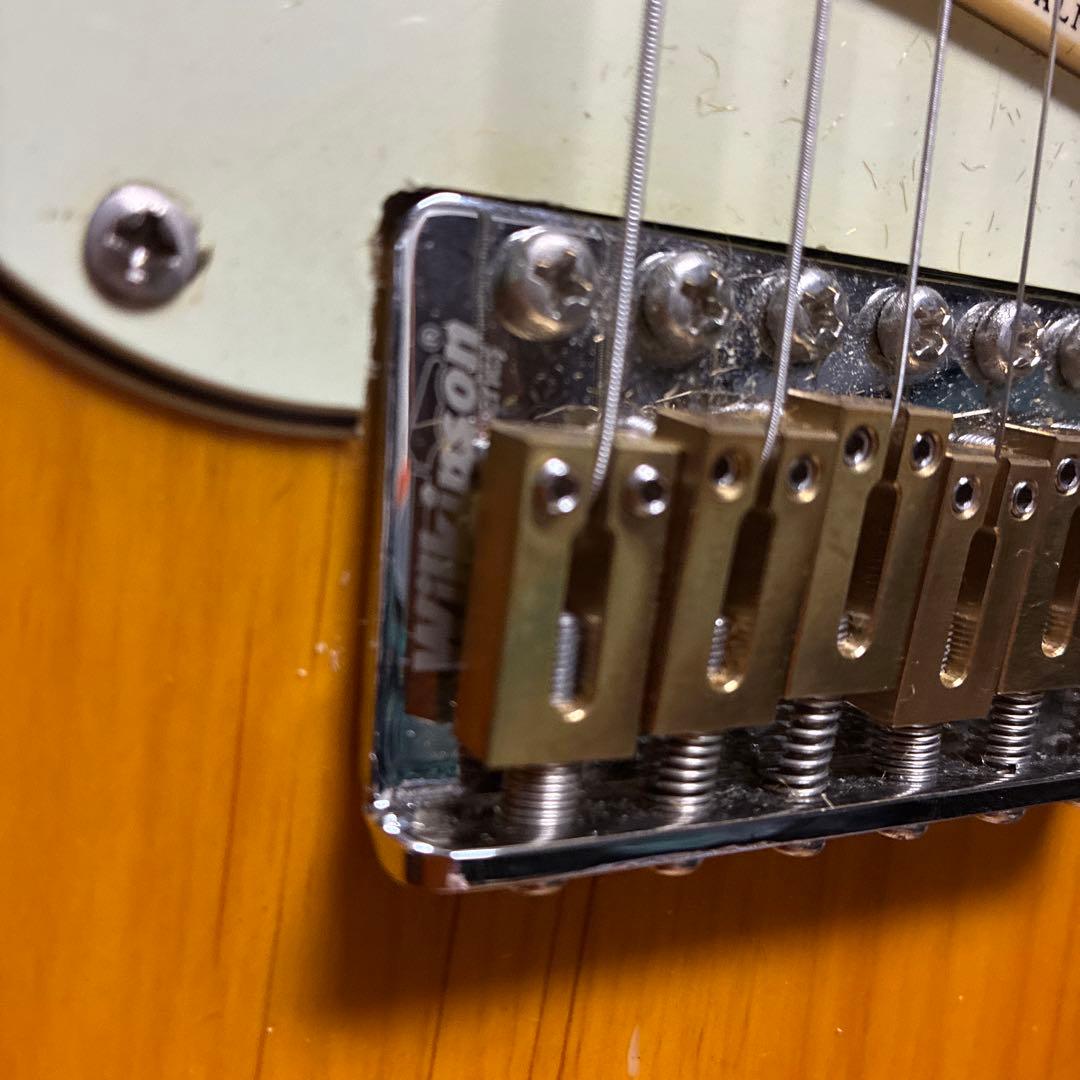 非Fenderストラト イングウェイ　スキャロップ　柾目ネック