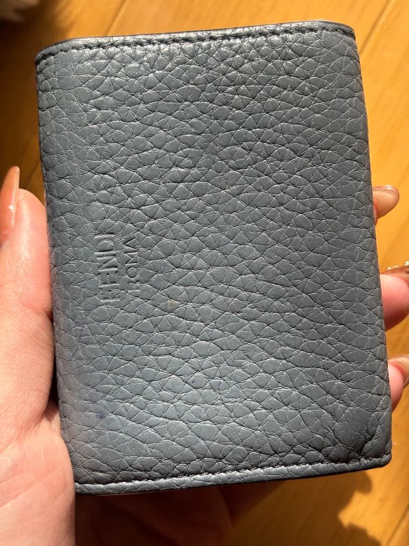 FENDI 三つ折り財布 ピーカブー　ブルー