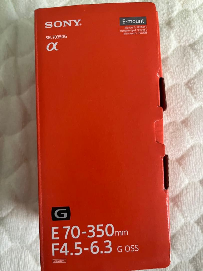 レンズ(ズーム) SONY E 70-350mm F4.5-6.3 G OSS