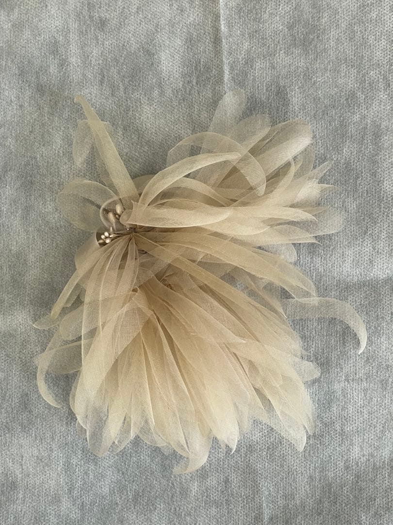 ◆あんこ◆ヴェルメイユパーイエナ　シルクオーガンジーコサージュ