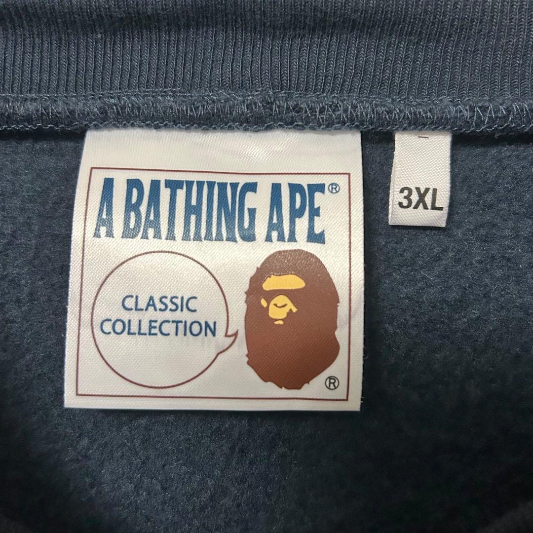 【3XL】APEアベイシングエイプ　リラックスフィットフーディー　後付けパーカー