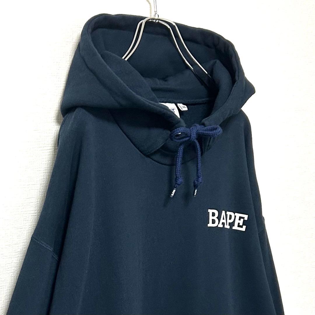 【3XL】APEアベイシングエイプ　リラックスフィットフーディー　後付けパーカー