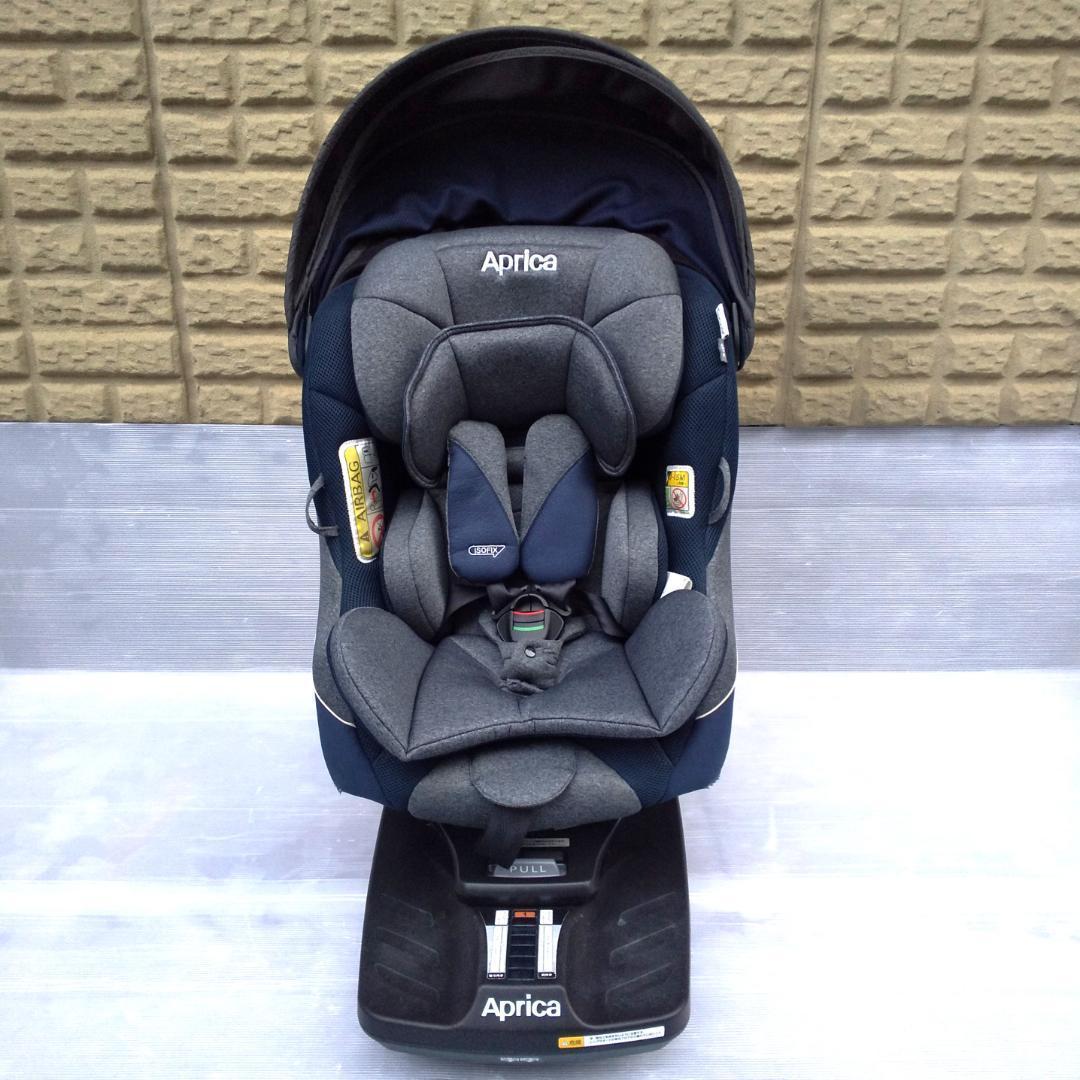 【美品】アップリカ クルリラプラス チャイルドシート 回転式 ISOFIX