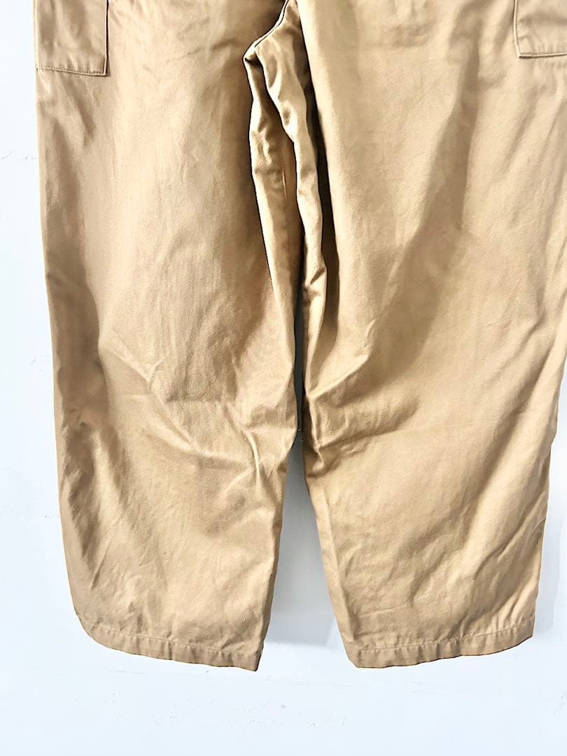 homspun 　高密度ウェポンひもワイドパンツ　キャメル　F 　定価2.4万