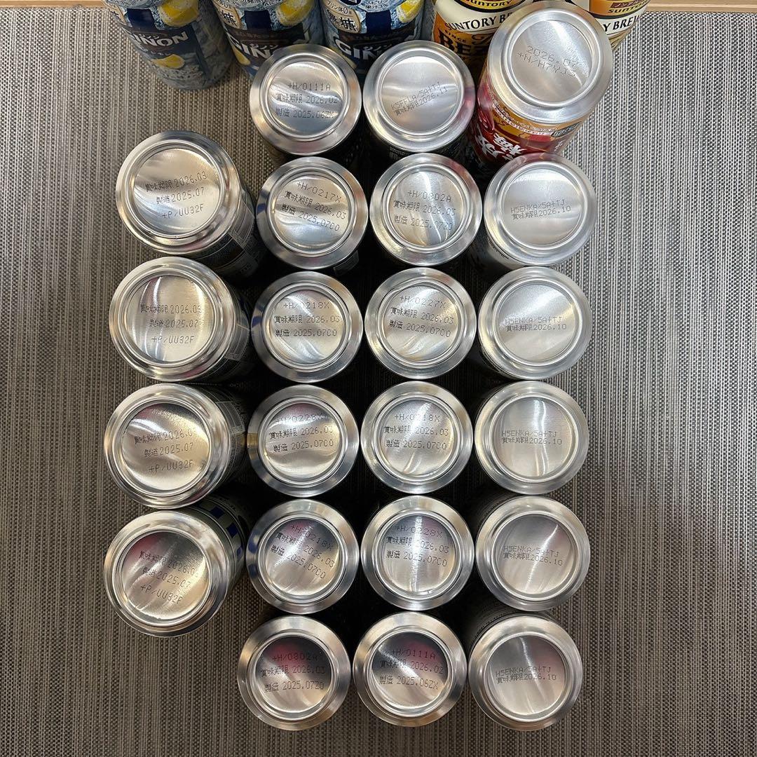 64本　グッドエール　サントリー生　ビール　ビタリスト　トリス　GINONなど