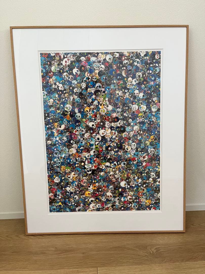 村上隆　ポスター　「Blue Life Force, 2012」(額装あり)